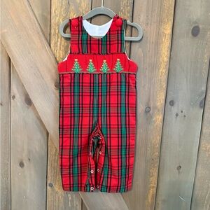 Delaney Plaid Smocked Christmas Tree Longall